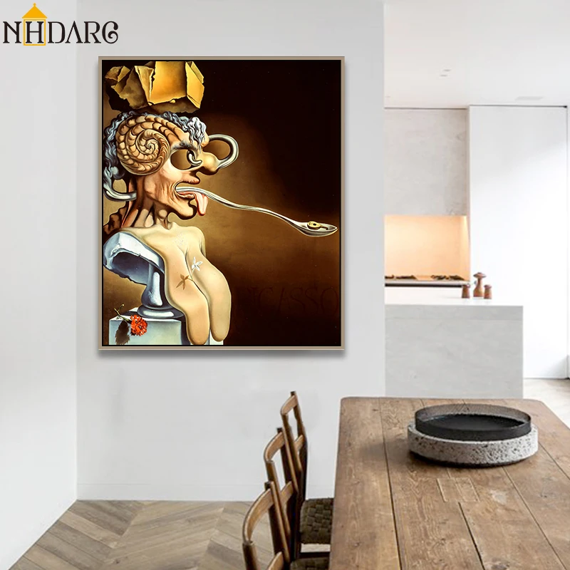 Salvador Dali Character Abstraction Classic Artwork Canvas Print Painting Poster Art Wall Pictures For Living Room Home Decor
Salvador Dali Character Abstraction Classic Artwork Canvas Print Painting Poster Art Wall Pictures For Living Room Home Decor