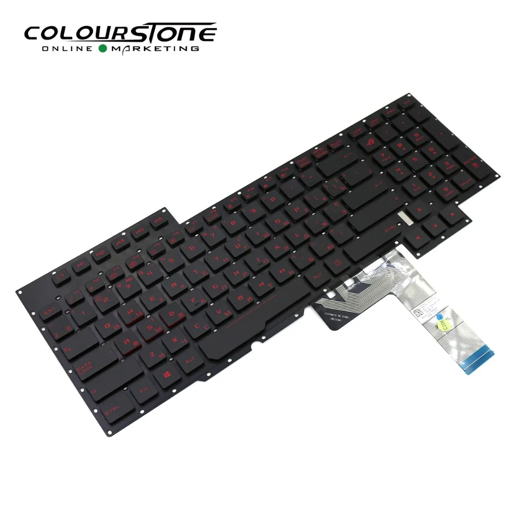 GX700 Новая русская клавиатура для ноутбука ASUS GX700V GX700VO Клавиатура RU UA без рамки