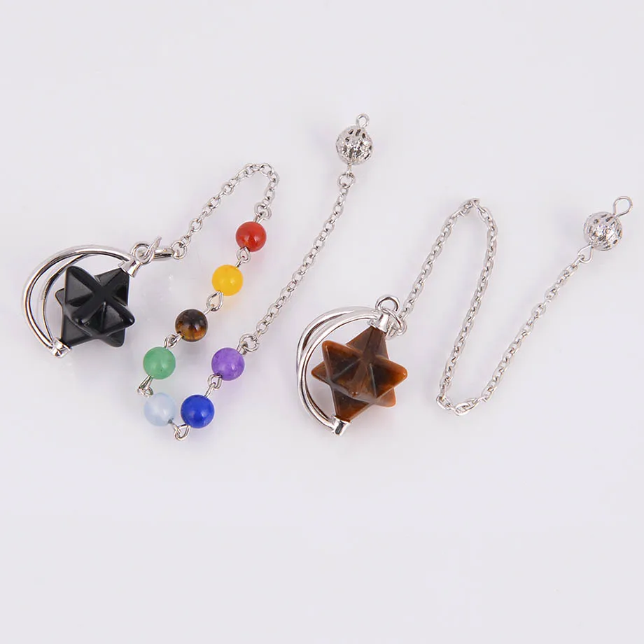 2019 Reiki Healing 7 Chakra Natural Stone Pendulum for Dowsing Star White Pink Crystal Obsidian Pendants D287C
2019 Reiki Healing 7 Chakra Natural Stone Pendulum for Dowsing Star White Pink Crystal Obsidian Pendants D287C