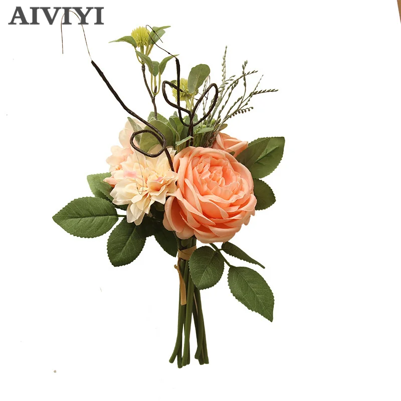 Foreign trade excellent product simulation flower dahlia peony rose Christmas day home decoration wedding holding flowers DIY
Foreign trade excellent product simulation flower dahlia peony rose Christmas day home decoration wedding holding flowers DIY