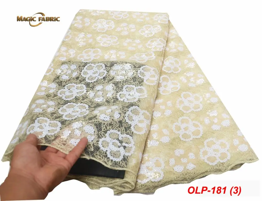 Hot Sale African Organza Lace Fabric High Quaity Sequins Fabric Embroidery Tulle Lace Fabric For African Lace Party OLP-181
Hot Sale African Organza Lace Fabric High Quaity Sequins Fabric Embroidery Tulle Lace Fabric For African Lace Party OLP-181