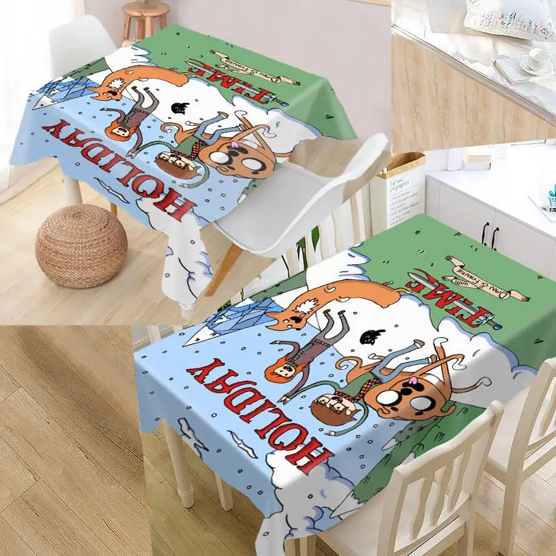 New Arrival Custom Adventure Time Tablecloth Waterproof Oilproof Dinner Table Cover Home Textile More Size
New Arrival Custom Adventure Time Tablecloth Waterproof Oilproof Dinner Table Cover Home Textile More Size