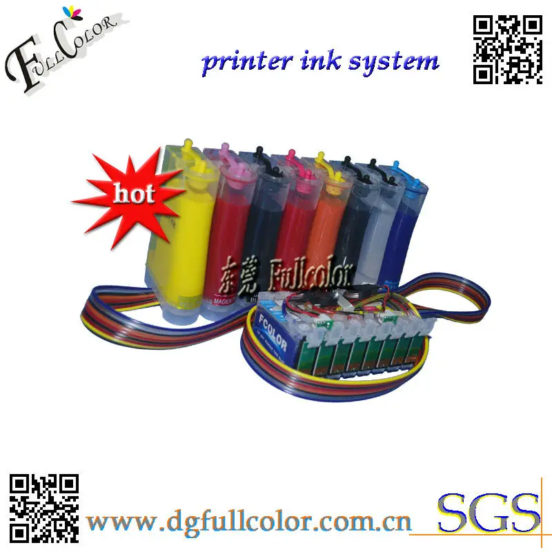 Refill Photo Printing CISS for Epson R2000 Continuous Ink Supply System With Pigment Ink and ARC Chip
Refill Photo Printing CISS for Epson R2000 Continuous Ink Supply System With Pigment Ink and ARC Chip