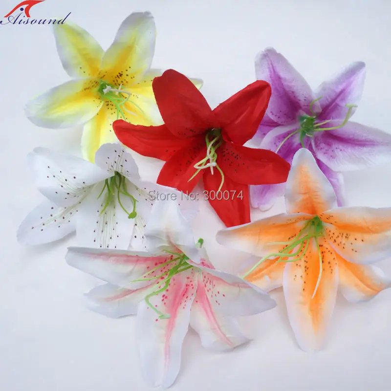50pcs Artificial Silk Lily flower Heads for DIY Crafts Fabric Flowers For Wedding Decoration Festive & Party Supplies Flori
50pcs Artificial Silk Lily flower Heads for DIY Crafts Fabric Flowers For Wedding Decoration Festive & Party Supplies Flori