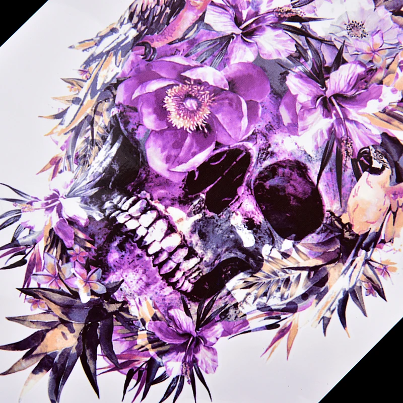 Skull Temporary Tattoo Stickers Temporary Body Art Waterproof On The Hand Makeup Tattoo 21*15cm
Skull Temporary Tattoo Stickers Temporary Body Art Waterproof On The Hand Makeup Tattoo 21*15cm