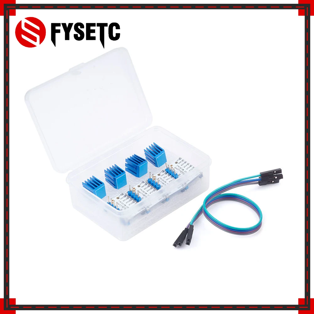 4 X TMC2130 V1.1 For SPI Function Stepstick Stepper Motor Driver with Heat Sink Ultra-silent VS TMC2100 TMC2208 TMC2130 V1.0
4 X TMC2130 V1.1 For SPI Function Stepstick Stepper Motor Driver with Heat Sink Ultra-silent VS TMC2100 TMC2208 TMC2130 V1.0