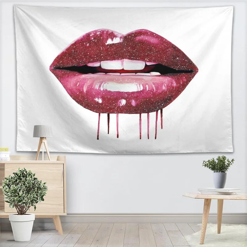 Lips Wall Tapestry Home Decorations 3D Printing Soft Fabric Wall Hanging Forest Tapestries Home Birthday Party Decoration
Lips Wall Tapestry Home Decorations 3D Printing Soft Fabric Wall Hanging Forest Tapestries Home Birthday Party Decoration