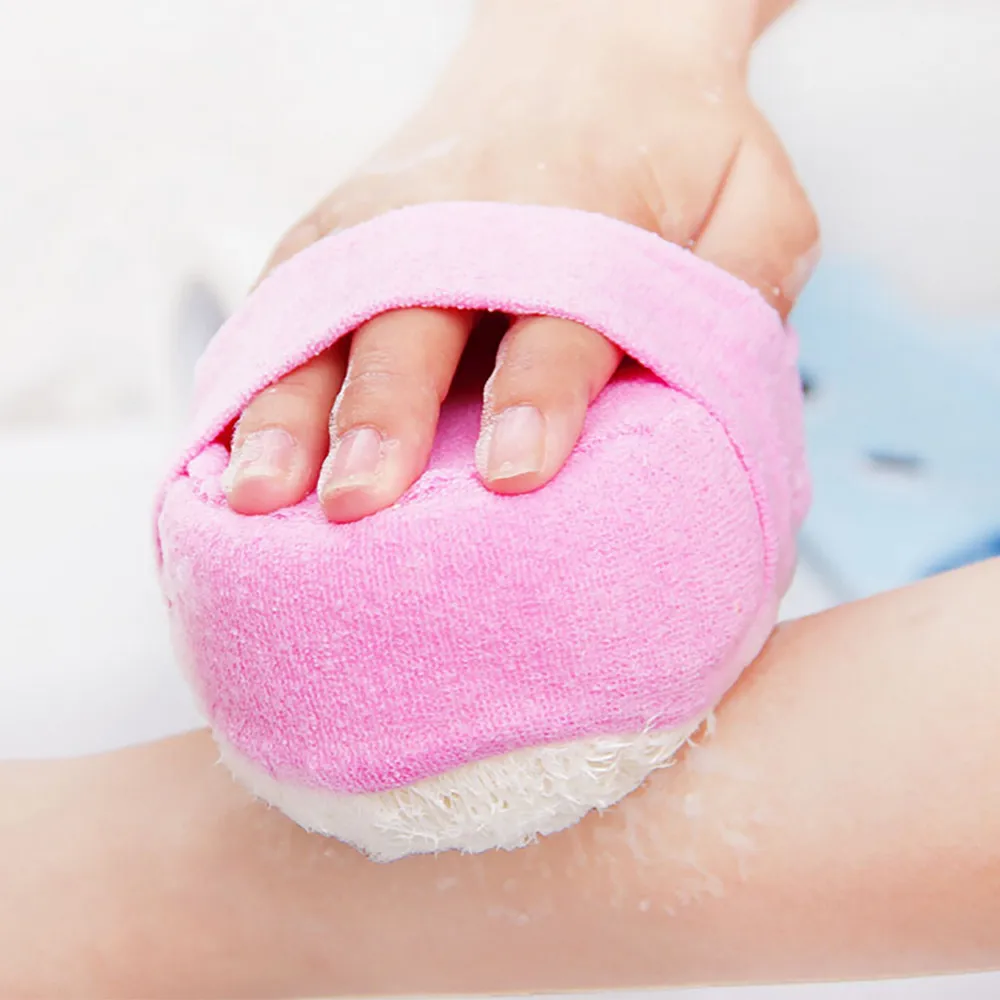1 шт. Ванна Loofah натуральный Luffa Loofa Душ мыть горшок для тела губка скруббер