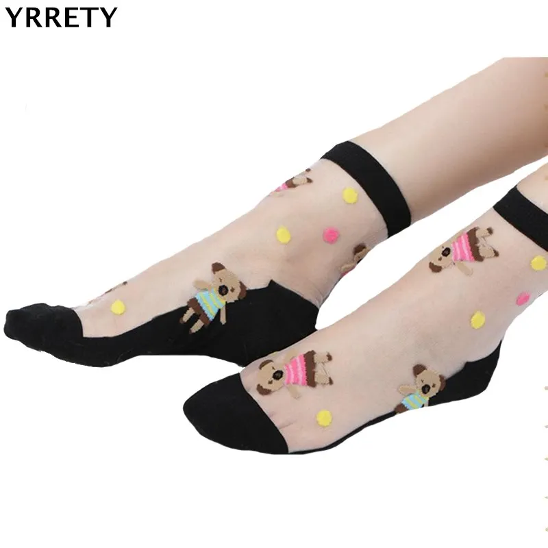 YRRETY Cute Print Cat Cartoon Transparent Socks Women Girl Summer Funny Animal Ankle Sock 2020 New Arrival Women's Print Socks
YRRETY Cute Print Cat Cartoon Transparent Socks Women Girl Summer Funny Animal Ankle Sock 2020 New Arrival Women's Print Socks