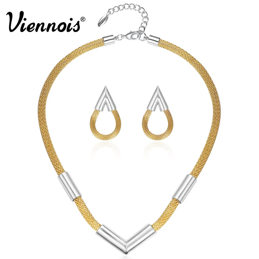 Viennois Dubai Jewelry Sets Arrows Stud Earrings Choker Necklaces Set for Women Punk Jewelry Gifts African Indian Jewelry Sets
Viennois Dubai Jewelry Sets Arrows Stud Earrings Choker Necklaces Set for Women Punk Jewelry Gifts African Indian Jewelry Sets