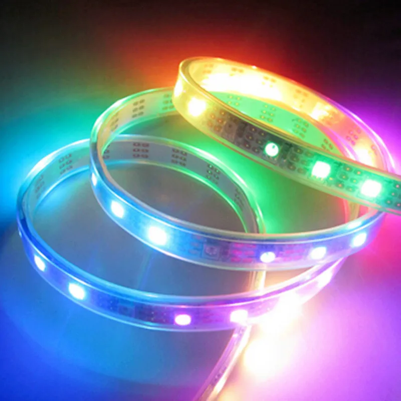 5M RGB LED Light Waterproof IP67 5050SMD WS2812B Individually Addressable 30leds/m Pixel Lights WS2812 Pixel LED Strip DC5V
5M RGB LED Light Waterproof IP67 5050SMD WS2812B Individually Addressable 30leds/m Pixel Lights WS2812 Pixel LED Strip DC5V