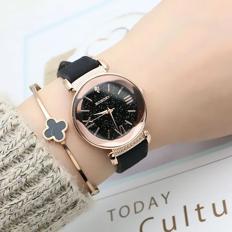 

Новая мода Gogoey Марка розовое золото часы с кожаным ремешком для женщин женские повседневные платья кварцевые наручные часы reloj mujer relogio feminino