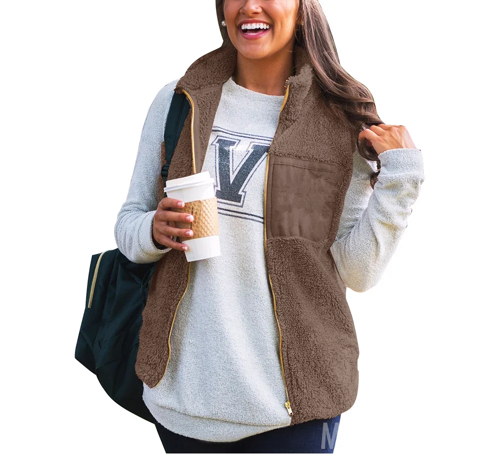 Women Winter Vest 2019 Fashion Winter Clearance Loose Thermal Patchwork Solid Colors Sleeveless Jacket Woman Zipper Casual Vests
Women Winter Vest 2019 Fashion Winter Clearance Loose Thermal Patchwork Solid Colors Sleeveless Jacket Woman Zipper Casual Vests