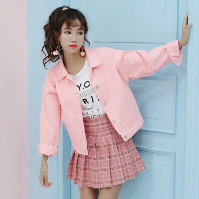Women Spring and Autumn Korean Edition BF Loose Style Short ins Jeans Coat girls denim jacket ladies tops
Women Spring and Autumn Korean Edition BF Loose Style Short ins Jeans Coat girls denim jacket ladies tops