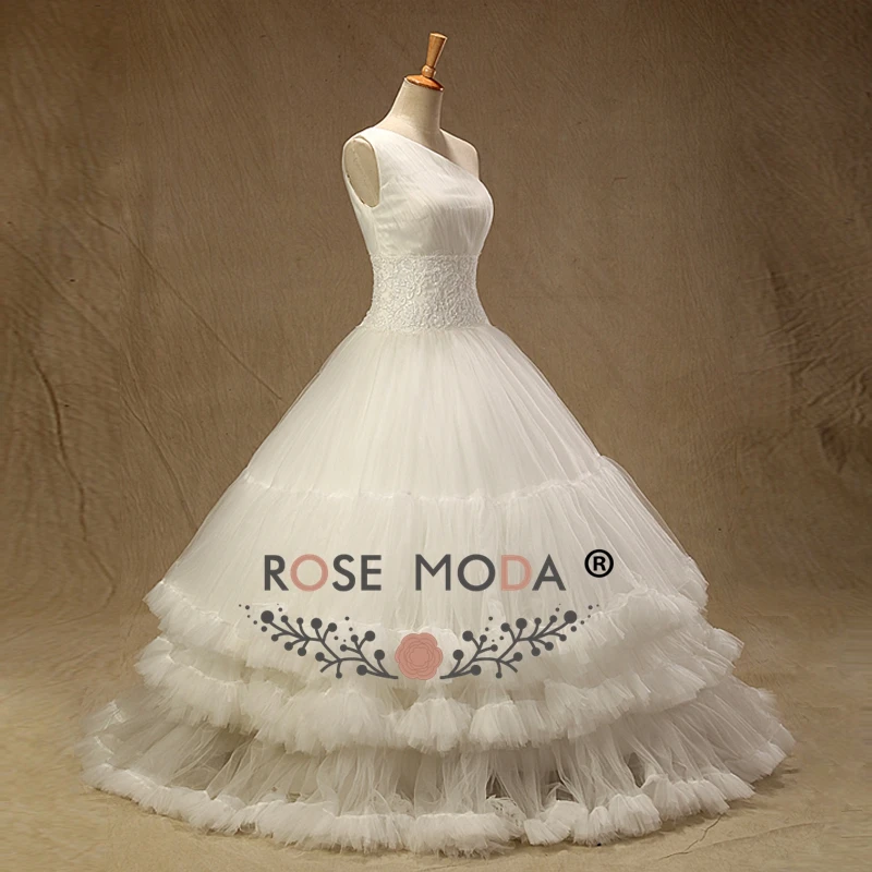 Платье на Одно Плечо розовое белое цвета слоновой кости | Свадьбы и торжества