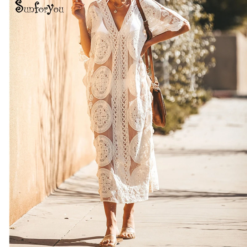 Mesh Cover Up Maxi Beach Dress Kaftan Beach Pareo 2023 Swim Suit Cover Up Playa Pareo Tunics For Beach Sarong Swimwear Cover-ups
Mesh Cover Up Maxi Beach Dress Kaftan Beach Pareo 2023 Swim Suit Cover Up Playa Pareo Tunics For Beach Sarong Swimwear Cover-ups
