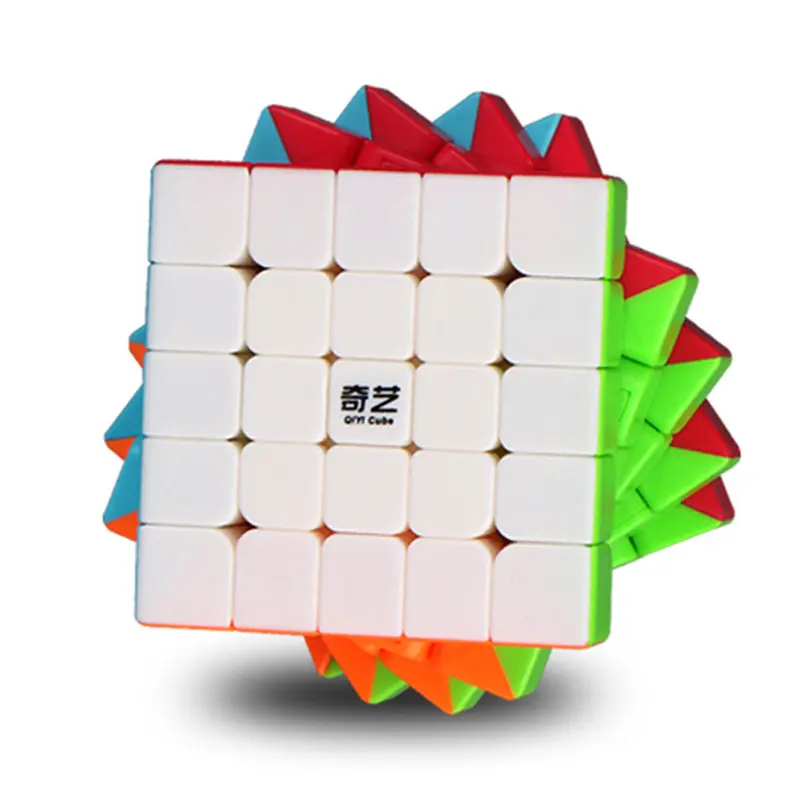 Qiyi Cube 5x5x5 Cubo Magico Qizheng S Magic 5x5 Stickerless cubic anti stress 5 By игрушки для детей|Головоломки| |