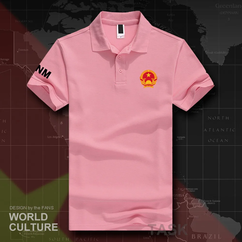 Socialist Republic of Vietnam VNM polo shirts men short sleeve white brands printed for country 2018 cotton nation emblem new | Мужская