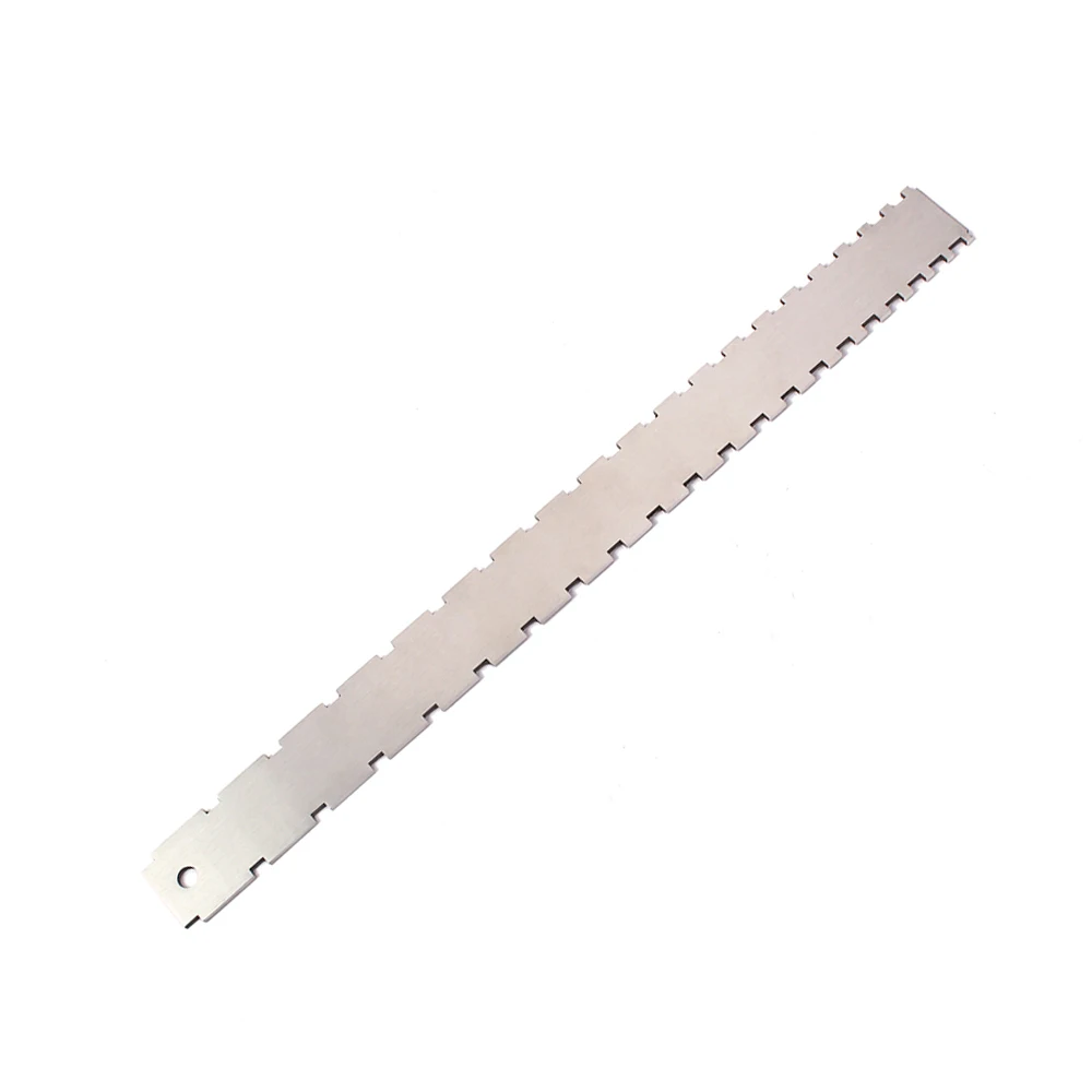 Guitar Neck Notched Straight Edge Luthiers Tool for Most Electric Guitars for Guitar Fretboard Frets Stainless Steel
Guitar Neck Notched Straight Edge Luthiers Tool for Most Electric Guitars for Guitar Fretboard Frets Stainless Steel