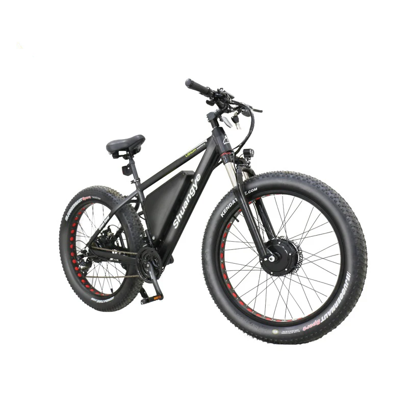 Новый 48V 500W Двойной Мотор аккумулятор fat tire пляжный Снежный Электрический