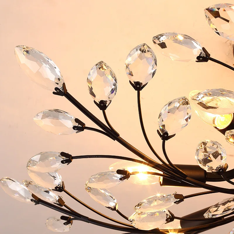 Crystal Modern Led Ceiling Lights For Living Room Bedroom AC85-265V lustre lamparas de techo avize Crystal Ceiling Lamp Fixtures
Crystal Modern Led Ceiling Lights For Living Room Bedroom AC85-265V lustre lamparas de techo avize Crystal Ceiling Lamp Fixtures