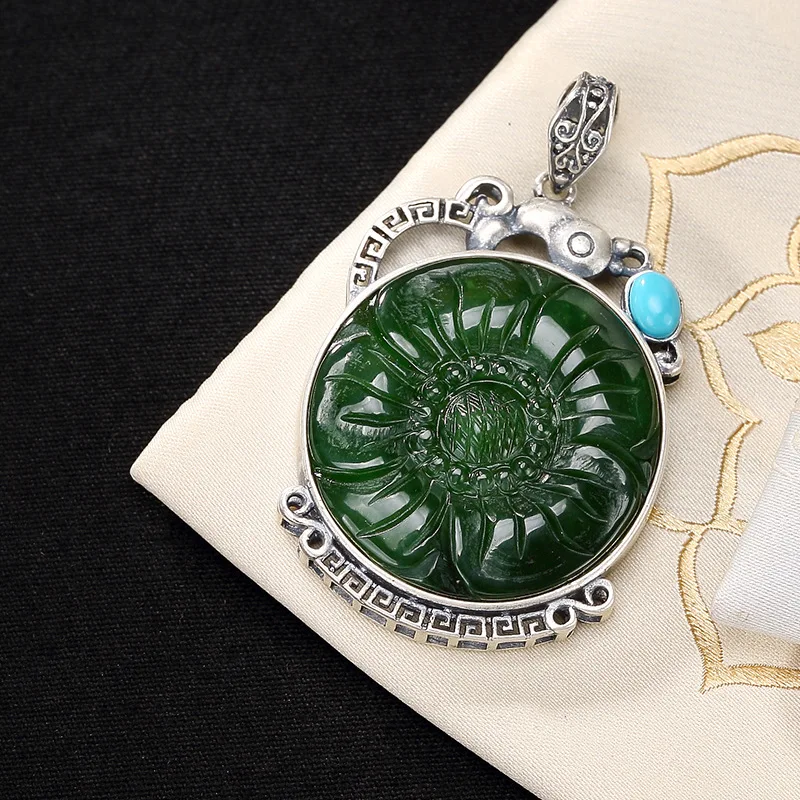2018 New Limited Jasper S925 Pure Inlay Hetian Restoring Ancient Ways With High-grade Sweater Wholesale Chain Pendant
2018 New Limited Jasper S925 Pure Inlay Hetian Restoring Ancient Ways With High-grade Sweater Wholesale Chain Pendant