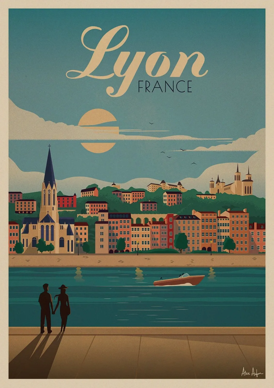 LOND0N/WAIKIKI/Италия/Нью-Йорк/Венеция/PARIS/Искусство путешествия чайная кружка плакат