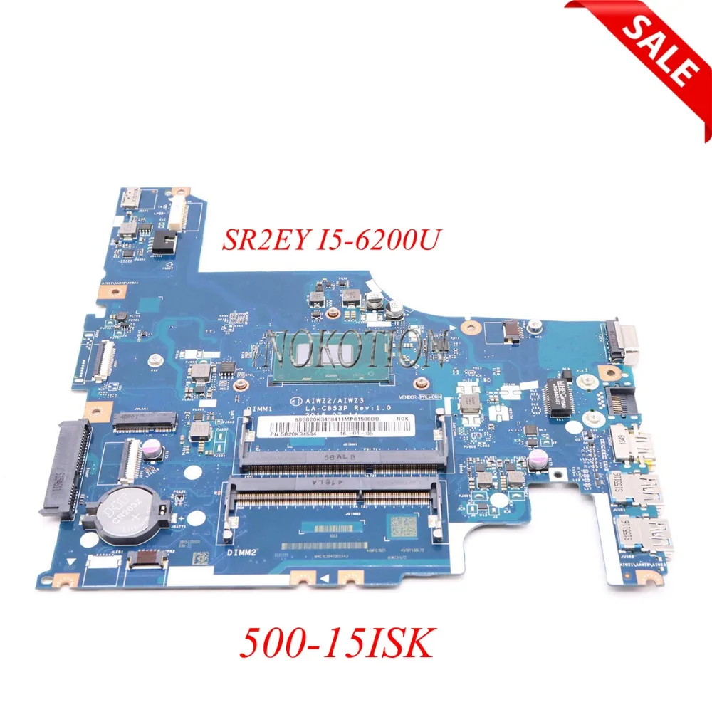 Материнская плата NOKOTION FRU 5B20K34587 AIWZ2 AIWZ3 для ноутбука Lenovo 500-15ISK
Материнская плата NOKOTION FRU 5B20K34587 AIWZ2 AIWZ3 для ноутбука Lenovo 500-15ISK