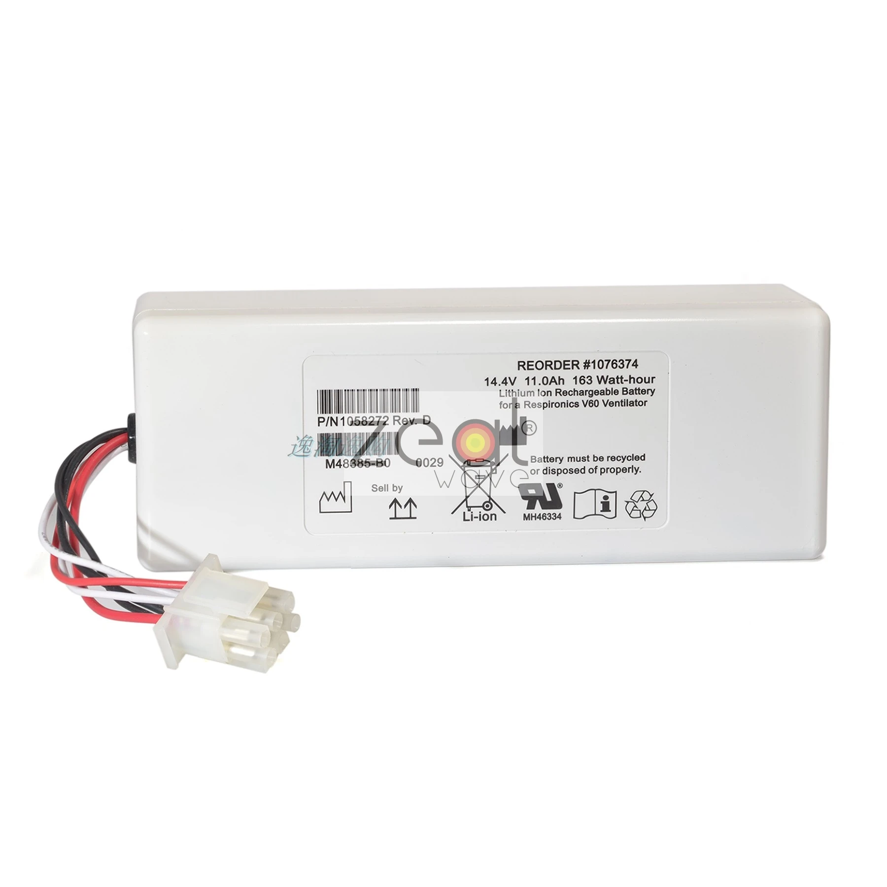 FOR Compatible With PH Wei Kang V60 Ventilator Battery 1076334 1058272 14.4V11.0Wh
FOR Compatible With PH Wei Kang V60 Ventilator Battery 1076334 1058272 14.4V11.0Wh