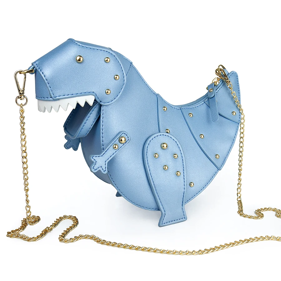 Casual Pu Rivet Chain Personality Dinosaur Crossbody Bag For Women Chic 3d Animal Cartoon Dinosaur Bags Shoulder Messenger Bags
Casual Pu Rivet Chain Personality Dinosaur Crossbody Bag For Women Chic 3d Animal Cartoon Dinosaur Bags Shoulder Messenger Bags