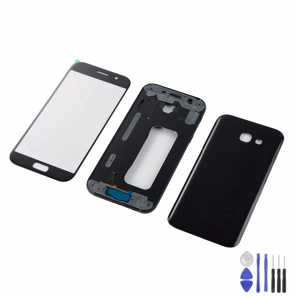 Корпус для Samsung A5 2017 A520 A520F, металлическая средняя рамка + задняя крышка из стекла аккумулятора + Сенсорная панель ЖК-экрана + Инструменты
Корпус для Samsung A5 2017 A520 A520F, металлическая средняя рамка + задняя крышка из стекла аккумулятора + Сенсорная панель ЖК-экрана + Инструменты
