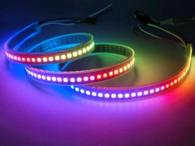 DC5V WS2812B IC Dream Magic Color RGB LED Strip 5050 Programmable Control Full Color LED Strip
DC5V WS2812B IC Dream Magic Color RGB LED Strip 5050 Programmable Control Full Color LED Strip