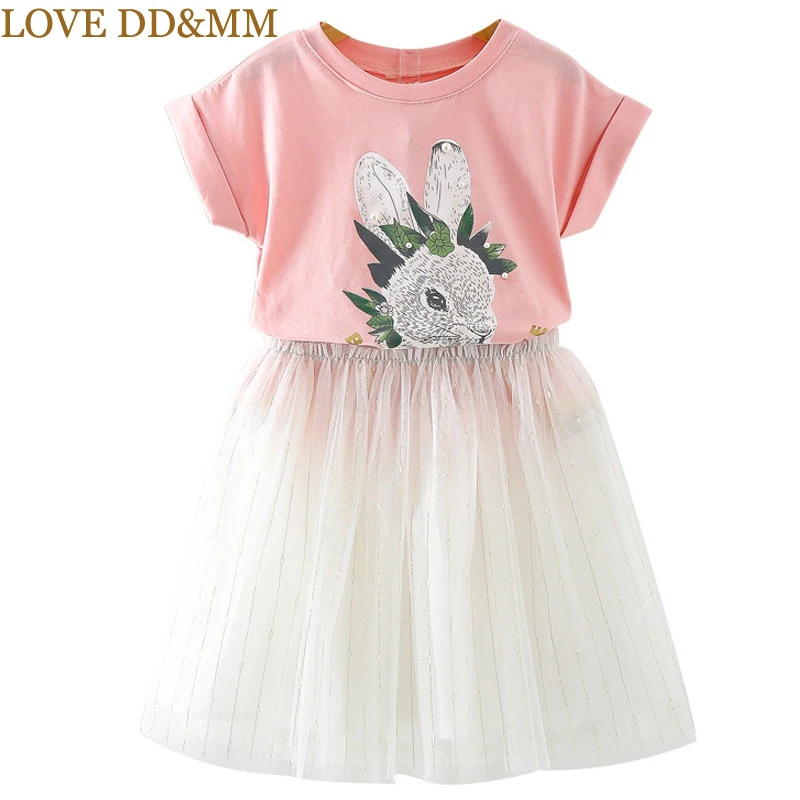Комплект для девочек LOVE DD & MM Новинка лета 2021 детская одежда футболка с коротким
