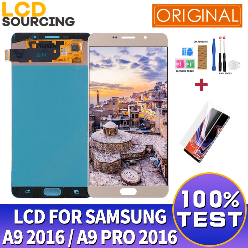 Оригинальный ЖК-дисплей 6,0 для Samsung Galaxy A9 2016, сенсорный экран с дигитайзером в сборе для Samsung A9 PRO 2016, сменный дисплей
Оригинальный ЖК-дисплей 6,0 для Samsung Galaxy A9 2016, сенсорный экран с дигитайзером в сборе для Samsung A9 PRO 2016, сменный дисплей