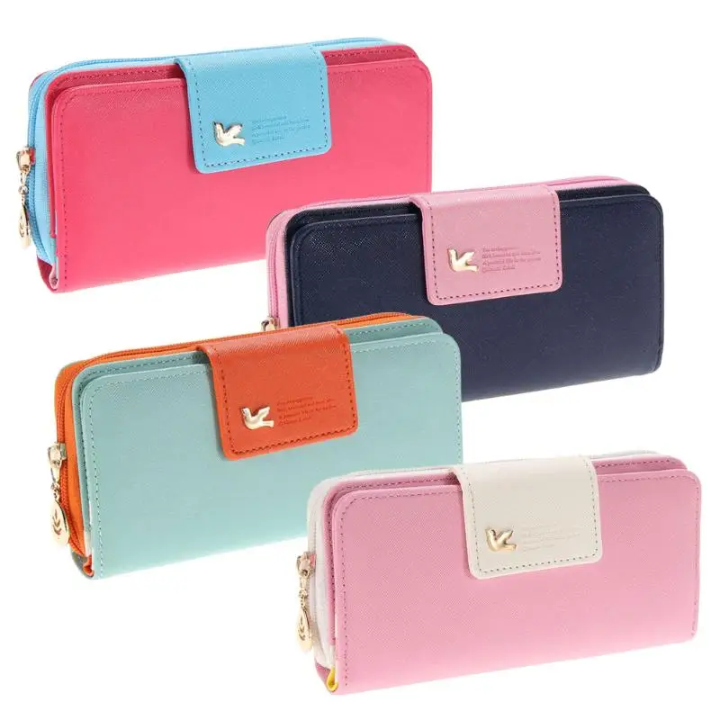 Fashion Women Wallets Brand PU Leather Long Leather Women Clutch Bag Hasp Zipper Wallet Card Holders Clutch Money Bag Carteira
Fashion Women Wallets Brand PU Leather Long Leather Women Clutch Bag Hasp Zipper Wallet Card Holders Clutch Money Bag Carteira