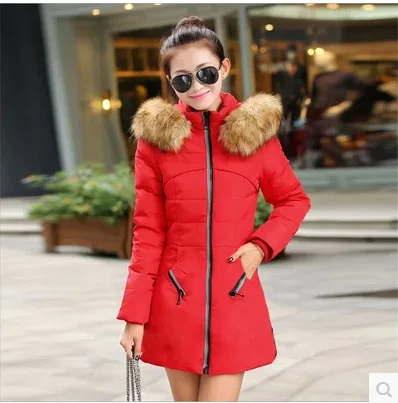 Thick Fur Collar Hooded Winter Women Jacket Long Zipper Pockets Female Cotton Padded Parkas Warm Coat Fashion Korean Lady Cloak
Thick Fur Collar Hooded Winter Women Jacket Long Zipper Pockets Female Cotton Padded Parkas Warm Coat Fashion Korean Lady Cloak