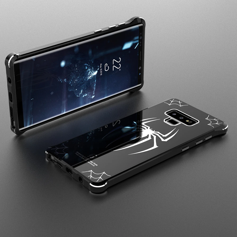 R-JUST Spider Metal Bumper Acrylic Back Cover Case For Samsung Galaxy s9 Plus Outdoor Shockproof Cases For Samsung Note 9 8
R-JUST Spider Metal Bumper Acrylic Back Cover Case For Samsung Galaxy s9 Plus Outdoor Shockproof Cases For Samsung Note 9 8