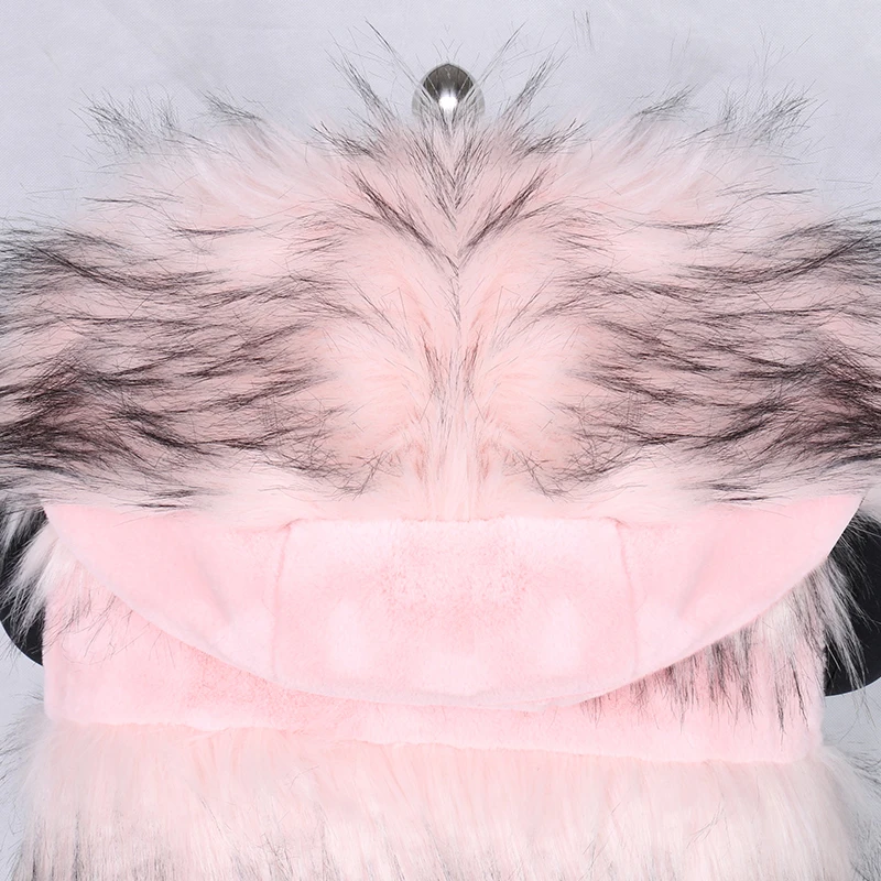 Nerazzurri Hooded pink faux fur vest women warm patchwork fur waistcoat Warm sleeveless jacket plus size fake fox fur gilet 7xl
Nerazzurri Hooded pink faux fur vest women warm patchwork fur waistcoat Warm sleeveless jacket plus size fake fox fur gilet 7xl