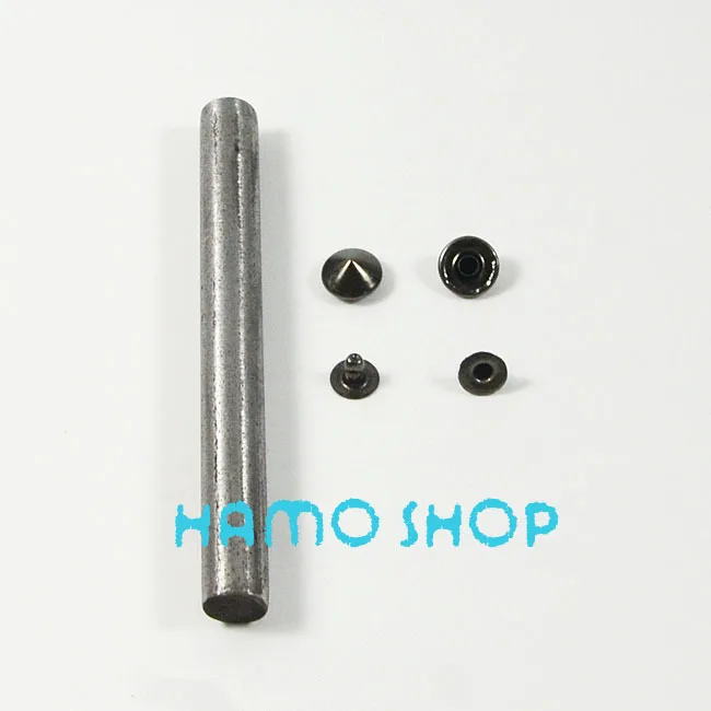 100pcs/lot 5mm Metal Cone Rivet Studs Fashion Leather Clothes Rapid Punk Rock Craft DIY With Tool Black Free Shipping
100pcs/lot 5mm Metal Cone Rivet Studs Fashion Leather Clothes Rapid Punk Rock Craft DIY With Tool Black Free Shipping