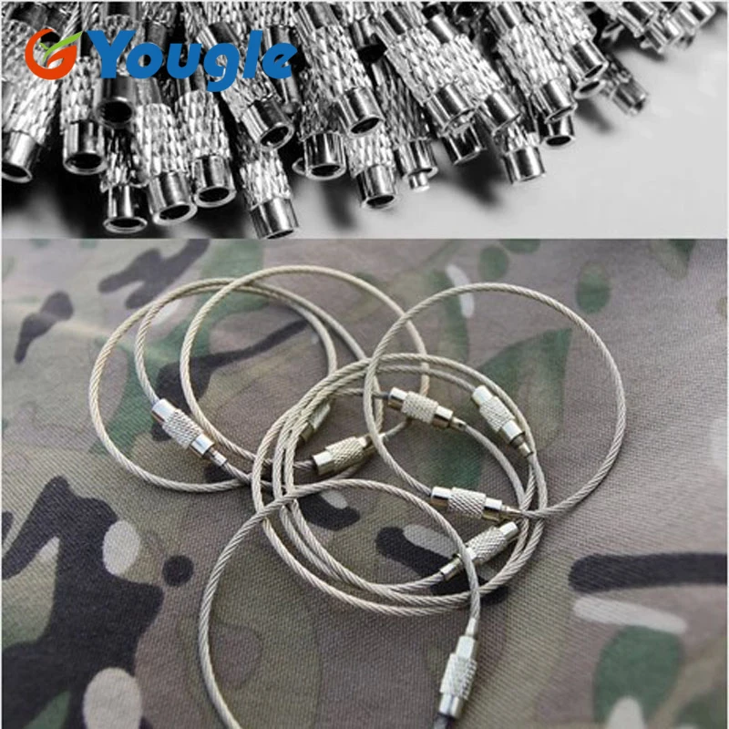 YOUGLE 5 Pcs/lot 150mm EDC Wire Rope Key Ring Stainless Steel Wire Chain Pendant Loop
YOUGLE 5 Pcs/lot 150mm EDC Wire Rope Key Ring Stainless Steel Wire Chain Pendant Loop