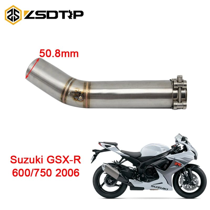 ZSDTRP 50,8 мм, средняя выхлопная труба мотоцикла для SUZUKI GSXR600/750 2006 без выхлопа
ZSDTRP 50,8 мм, средняя выхлопная труба мотоцикла для SUZUKI GSXR600/750 2006 без выхлопа