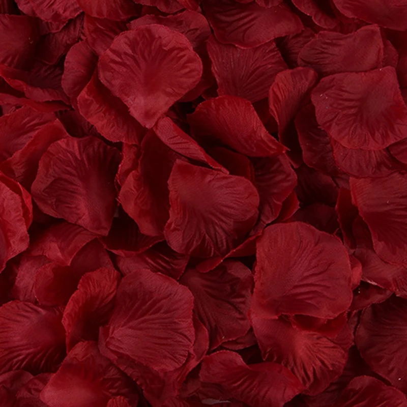 2000 шт. цветные искусственные лепестки роз|Лепестки роз| |