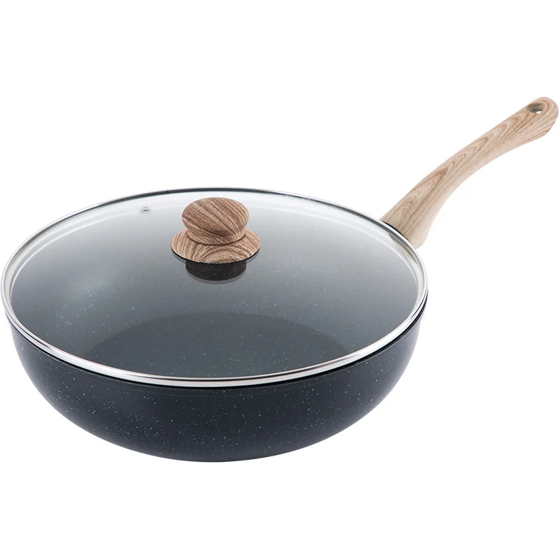 Aluminum alloy non-stick wok household smoke-free pan induction cooker gas stove universal cooking pot Kitchen cookware mx327109
Aluminum alloy non-stick wok household smoke-free pan induction cooker gas stove universal cooking pot Kitchen cookware mx327109