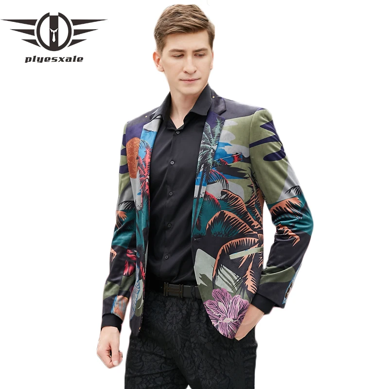 Plyesxale Brand Men Wedding Blazer 2018 New Arrival Slim Blazers For Man Luxury Mens Printed Blazer Elegant Stage Prom Wear Q427
Plyesxale Brand Men Wedding Blazer 2018 New Arrival Slim Blazers For Man Luxury Mens Printed Blazer Elegant Stage Prom Wear Q427