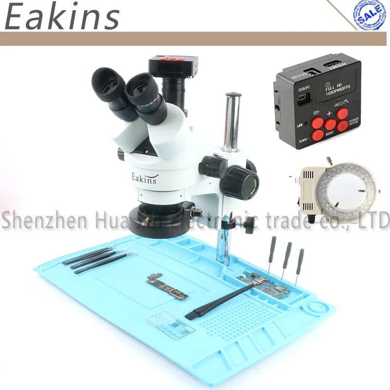3.5-90X Simul-focal Continuous Zoom Trinocular Stereo Microscope+21MP 1080P HDMI VGA Digital Microscope Camera + Tools
3.5-90X Simul-focal Continuous Zoom Trinocular Stereo Microscope+21MP 1080P HDMI VGA Digital Microscope Camera + Tools