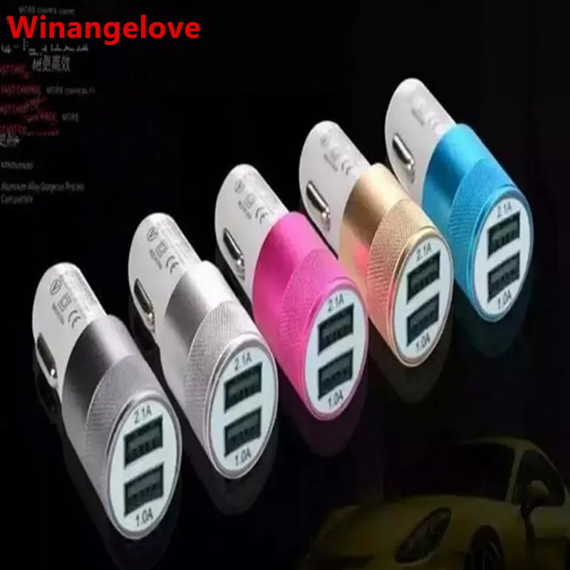 100pcs Universal Dual Alumium Alloy 2.1a+1A USB Car Charger For iPhone XS 8 Plus 7 7plus For Samsung S3 S5 S6 s7
100pcs Universal Dual Alumium Alloy 2.1a+1A USB Car Charger For iPhone XS 8 Plus 7 7plus For Samsung S3 S5 S6 s7