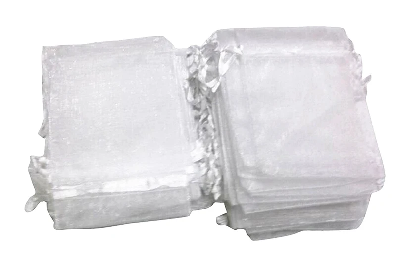 100Pieces 10x13cm White Organza Bags Wedding Pouches Christmas Gift Bag Nice Jewelry Packaging Bags
100Pieces 10x13cm White Organza Bags Wedding Pouches Christmas Gift Bag Nice Jewelry Packaging Bags