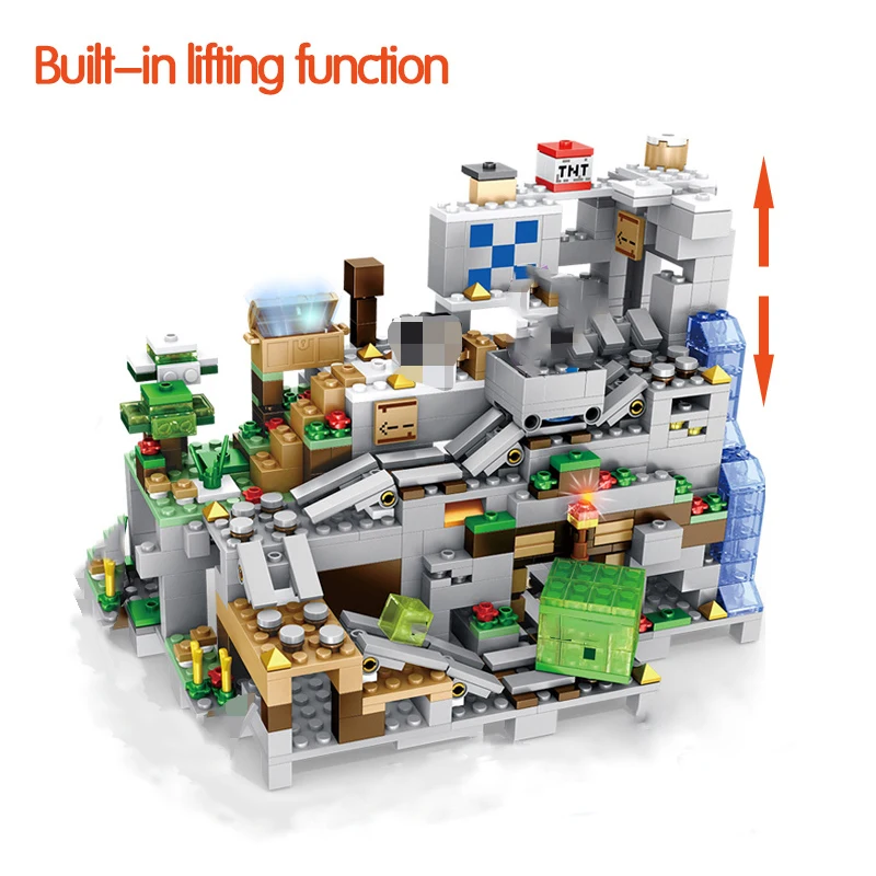 1000PCS My World Cave Mountain With Elevator Model Building Block Compatible Cave Bricks Toy For Children
1000PCS My World Cave Mountain With Elevator Model Building Block Compatible Cave Bricks Toy For Children