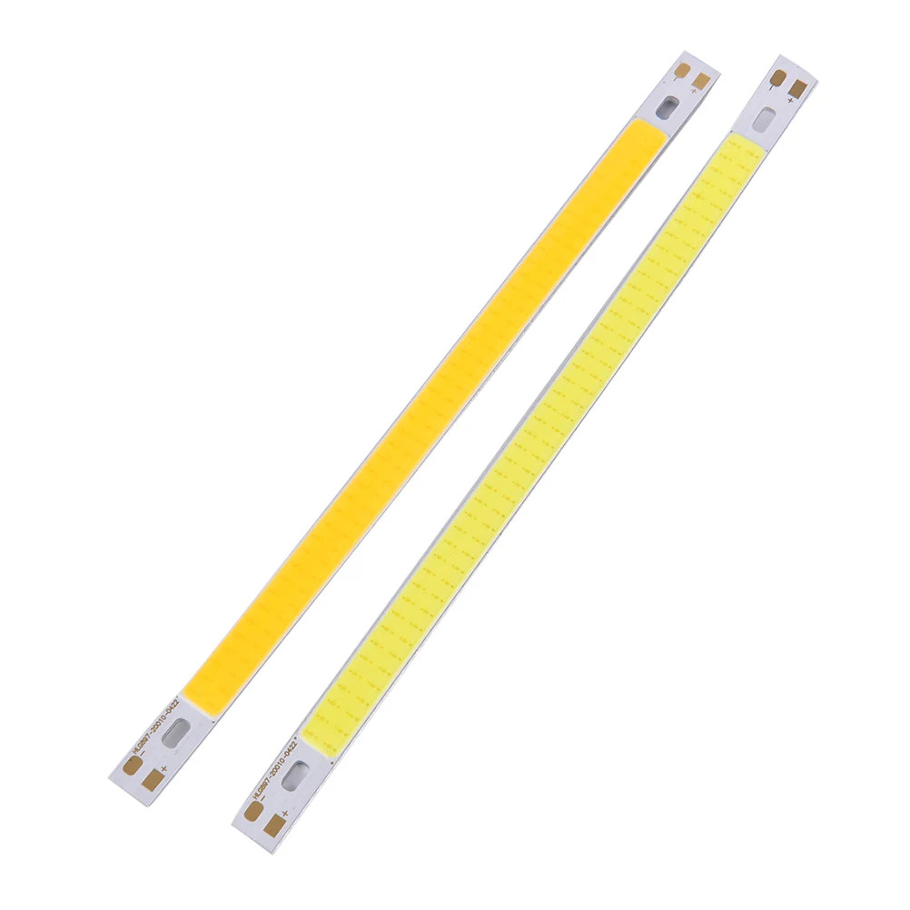 COB LED Chips LED Strip Bar Light Bulb Lamp Flood Light Pure White Warm White 1000LM for DIY Lighting 200x10mm DC12-24V 10W
COB LED Chips LED Strip Bar Light Bulb Lamp Flood Light Pure White Warm White 1000LM for DIY Lighting 200x10mm DC12-24V 10W