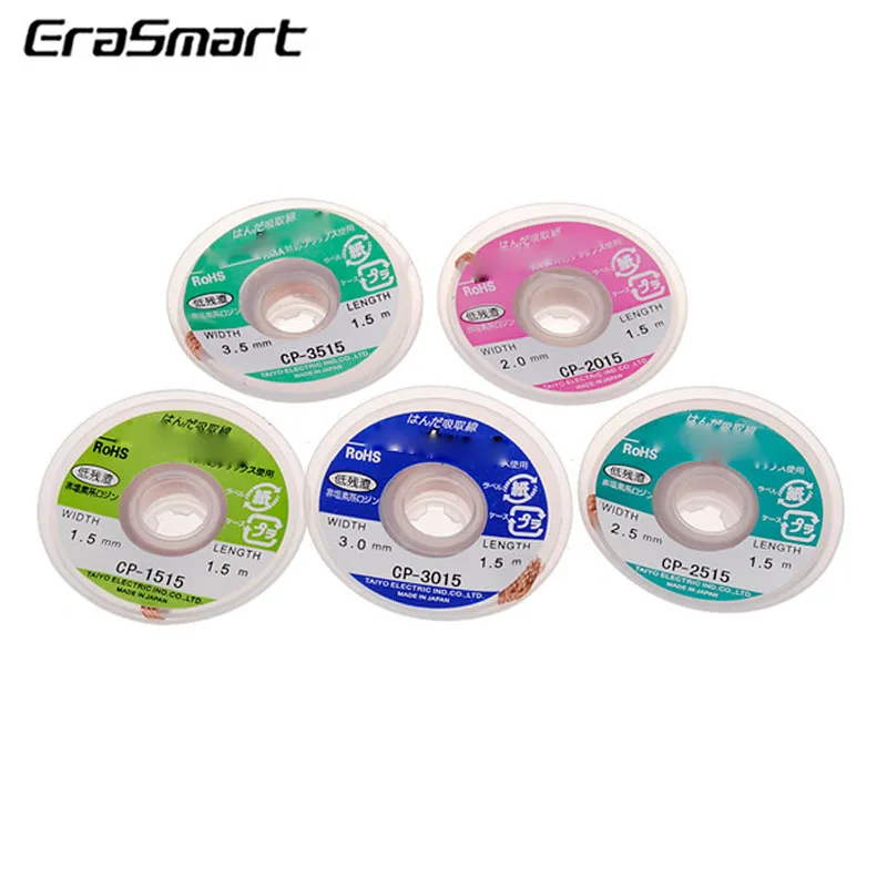 Desoldering Wire 5in1 CP-1515 CP-2015 CP-2515 CP-3015 CP-3515 Soldering Accessory Braid For Iron Electronic PCB Repair
Desoldering Wire 5in1 CP-1515 CP-2015 CP-2515 CP-3015 CP-3515 Soldering Accessory Braid For Iron Electronic PCB Repair